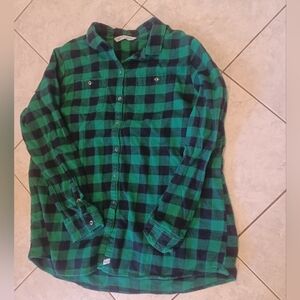 Women Woolrich Buffalo plaid wool Flannel sz.xl